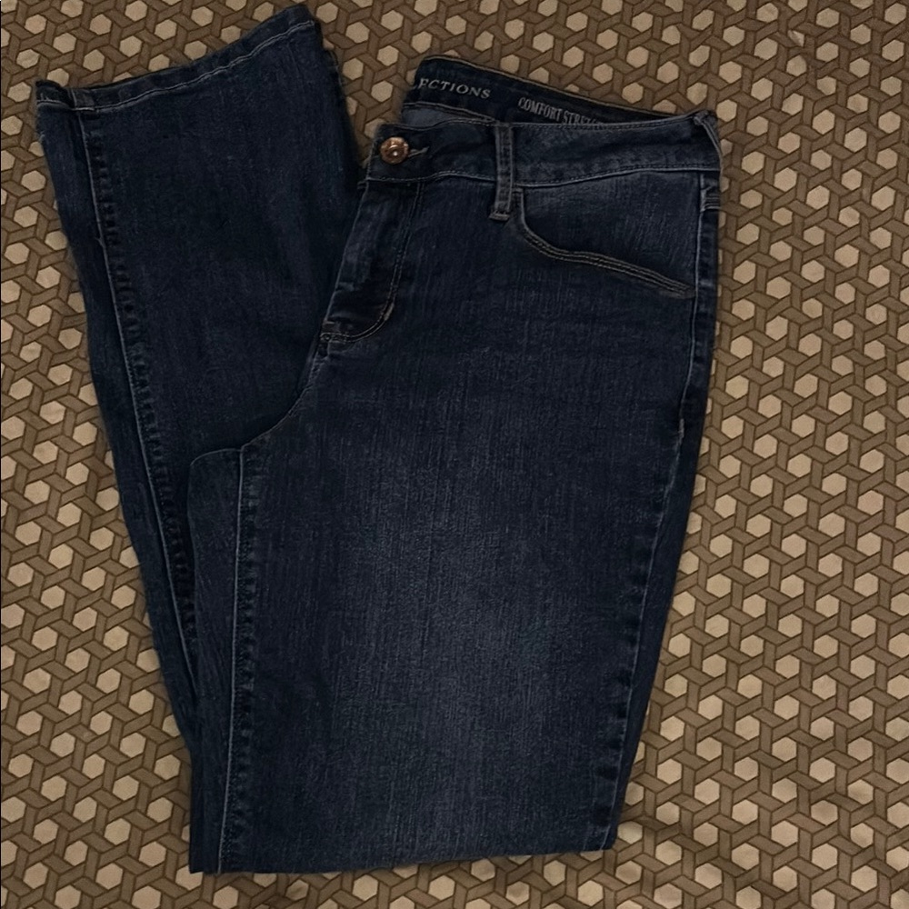 Natural Reflections Blue Straight Leg Jeans